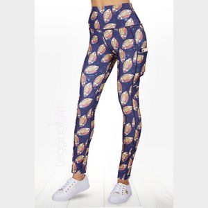 Touchdown - Football Pockets Top Quality Women's Fitness One Size (Fits 3-12)